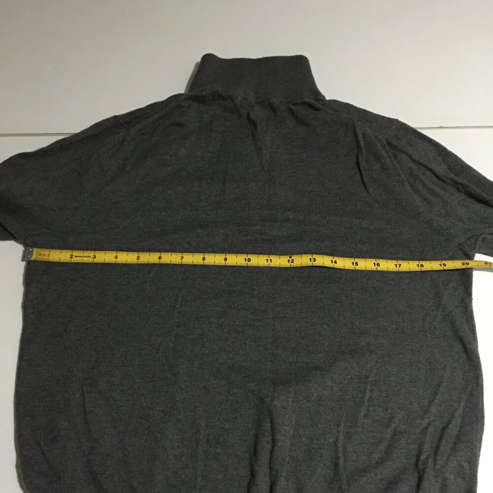Banana Republic Sweatshirt Mens Medium 1/4 Zip Mock Neck Pullover